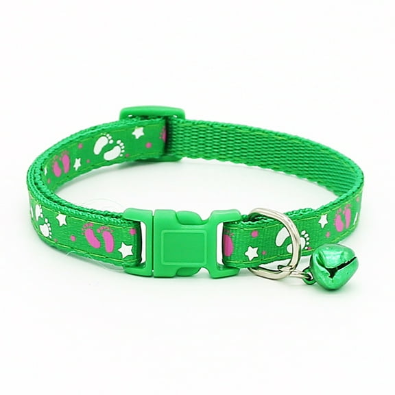 Cute Fashion Paws Pattern Pet Puppy Collars with Bell for Small Dogs Necklace