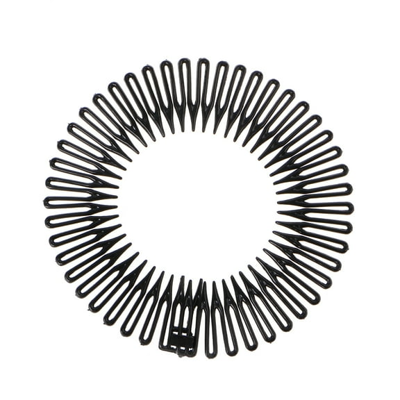 Cute Fashion Rice Comb Rhinestones Elastic Hair Flexible Foldable Plastic Comb For Makeup Bath