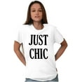 thumbnail image 1 of Cute Fashionista Attitude Just Chic Women's Plus Size Graphic Tee Brisco Brands 2X, 1 of 3