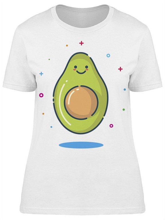 Cute Fat Avocado Tee Women's -Image by Shutterstock