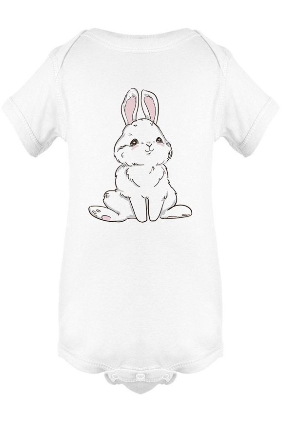 Cute Fat Bunny Design Bodysuit Infant -Image by Shutterstock,  24 Months