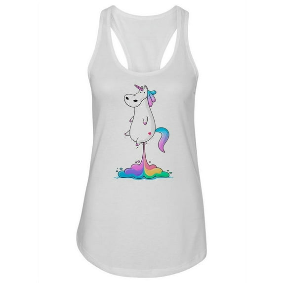 Cute Fat Unicorn Tank Women -Image by Shutterstock, Female Large