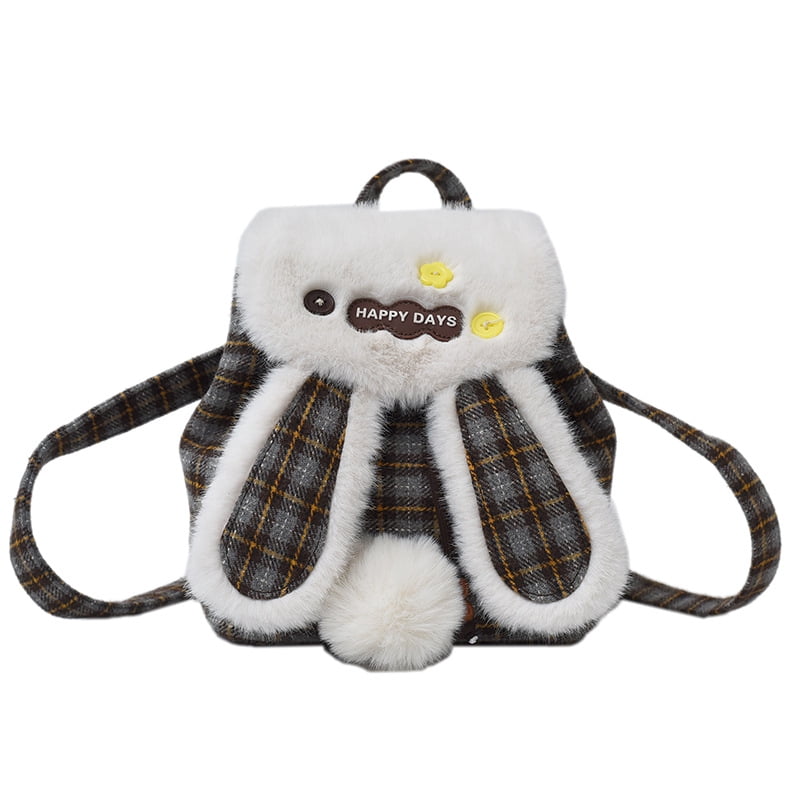 grey fluffy mini backpack Nike Sportswear Futura Black Faux Fur 1 Versatile Use – Wear it as a stylish backpack or cuddle it as a plushie. Kate Spade Star Owl Tomi