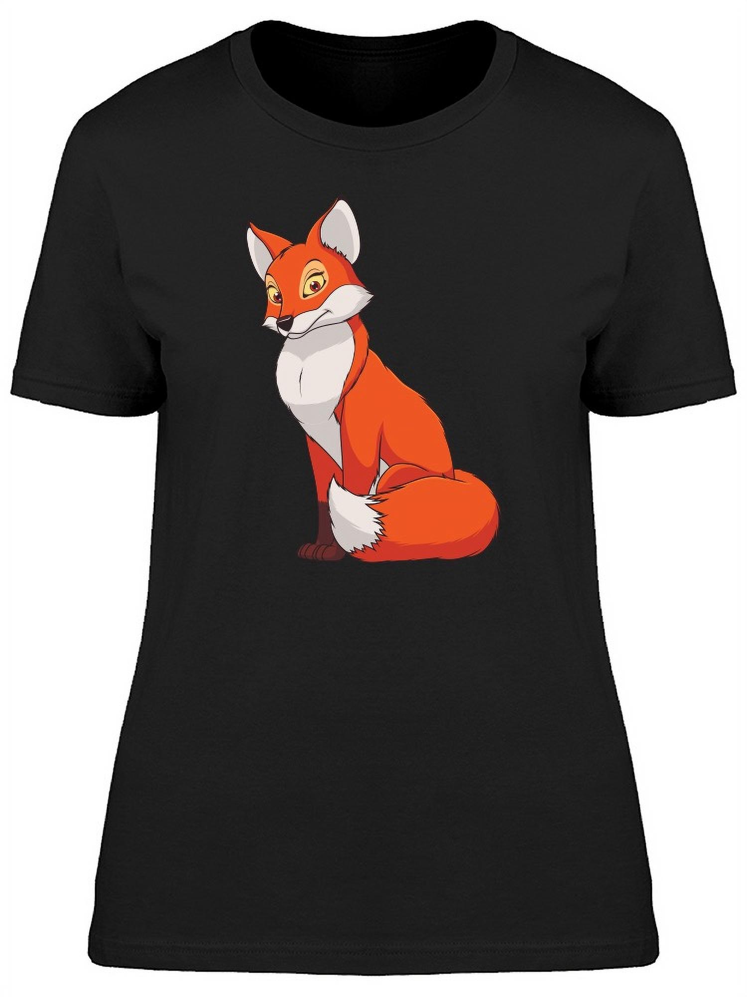 Cute Female Red Fox T-Shirt Women -Image by Shutterstock, Female Medium - image 1 of 2