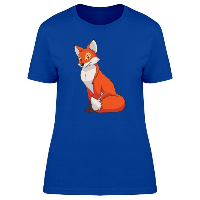 Cute Female Red Fox T-Shirt Women -Image by Shutterstock, Female x-Large