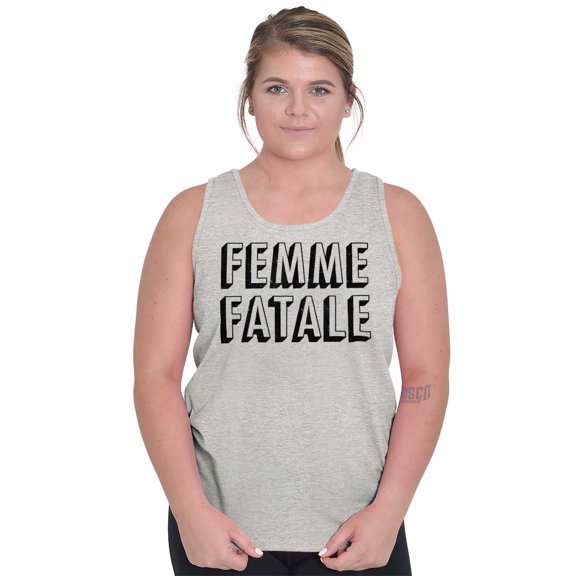 Cute Femme Fatale Sassy Attitude Womens Plus Size Graphic Tank Top Brisco Brands 3X