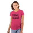 thumbnail image 1 of Cute Femme Fatale Sassy Attitude Womens Slim Fit Graphic Tee Brisco Brands X, 1 of 5