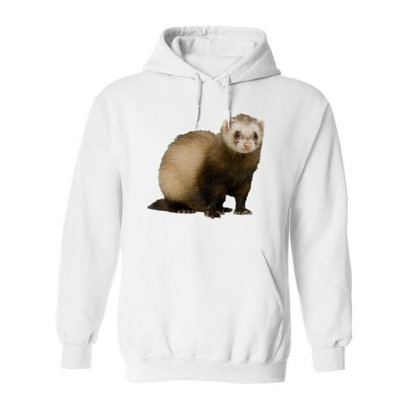 Cute Ferret Hoodie Women -SPIdeals Designs, Female Medium