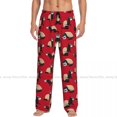thumbnail image 1 of Cute Ferret Red Mens Pajamas Pyjamas Pants Lounge Pants Sleep Bottoms, 1 of 6