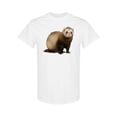 thumbnail image 1 of Cute Ferret T-Shirt Women -SPIdeals Designs, Female x-Large, 1 of 4