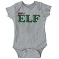 thumbnail image 1 of Cute Festive Christmas Little Elf Romper Boys or Girls Infant Baby Brisco Brands 12M, 1 of 6