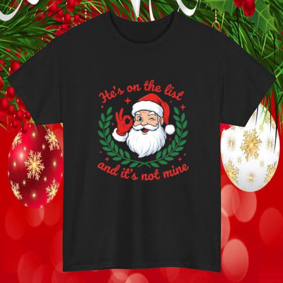 Cute Festive Duck Wearing Winter Hat And Scarf Unisex T-Shirt, up to size 5XL