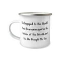 thumbnail image 1 of Cute Fiance 12oz Camper Mug, I'm Engaged to the World's Best Vice-principal in the History of the, Present For, Motivational From, 1 of 2