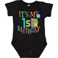 thumbnail image 1 of Cute First Birthday Monster 1 Year Old Baby Bodysuit Celebration Babys Bodysuit Cute Baby Onesie, BABY BODYSUIT LAT 4424, 1 of 3