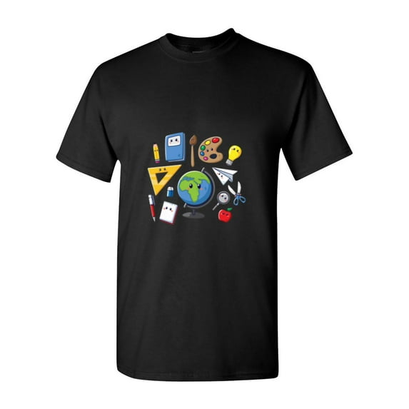Cute First Day Of School Theme For A Student And Teacher Unisex T-Shirt, for men & women, up to size 5XL