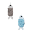 thumbnail image 1 of Cute Fish-Shaped Hand Towels Set, Absorbent Microfiber Coral Fleece Bathroom & Kitchen Towels with Hanging Loop, Quick-Dry Lint-Free, Home Decor, 1 of 8