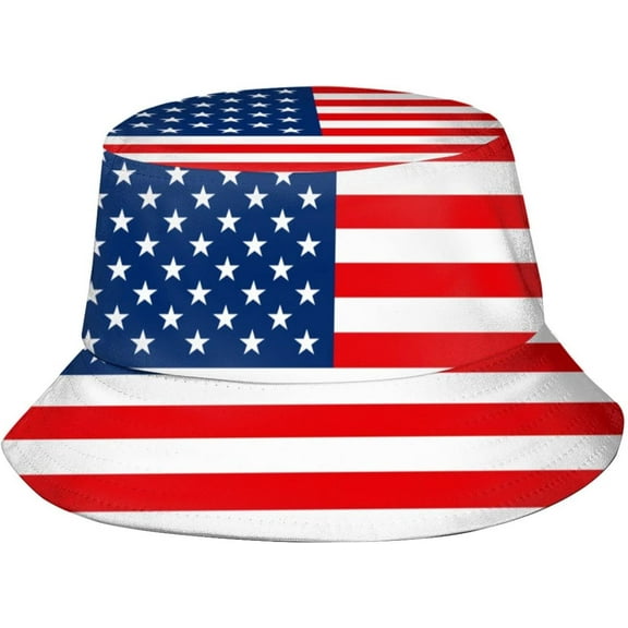 Cute Flag Hats Reversible Fisherman Sun Hat for Women Men