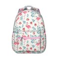 thumbnail image 1 of "Cute Flamingo Print Backpack - Lightweight Waterproof Laptop Bag, Spacious School Bookbag for College, Trendy Gift for Women & Girls", 1 of 6
