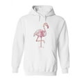 thumbnail image 1 of Cute Flamingo With Patterns Hoodie Women -Image by Shutterstock, Female 3X-Large, 1 of 4