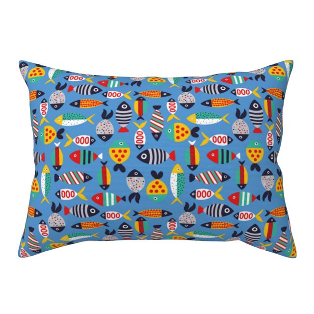 Cute Flat Fish Super Soft Pillow Case 20x26, Breathable Pillowcases