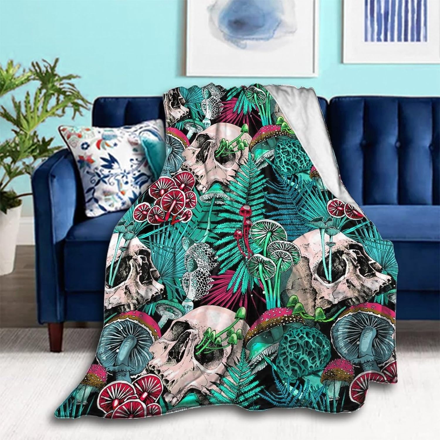 Cute Fleece Blankets Gift for Boys Girls, Soft and Warm Throw Blankets