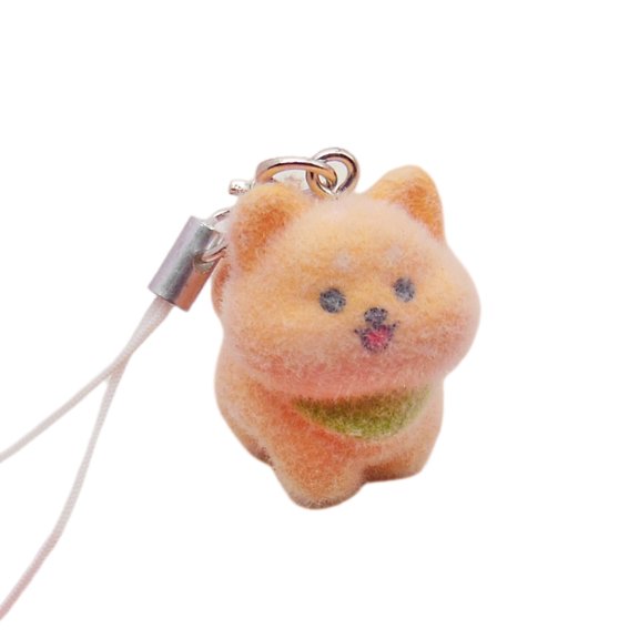 Cute Flocking Resin Keyring MiniatureAn1ma1Figurine Portable Accessory GiftAn1ma1Keychain Decoration