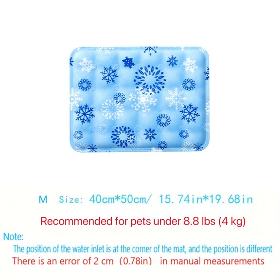 Cute Floor Mat Cool Pet Cooling Mat Self Added Water Dog Cold Bed Mat Portable Durable Pet Ice Cushion For Small Large Dogs