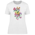 thumbnail image 1 of Cute Floral Birds House Tee Women's -Image by Shutterstock, 1 of 2