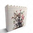 thumbnail image 1 of Cute Floral Cat Novelty Decorative Sign/Plaque Desk Decor Funny Bedroom Decor for Table Shelf Decor Funny Office Decor Birthday Christmas Boss Day Gifts, 1 of 6