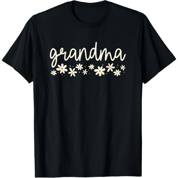 Cute Floral Grandma Mother's Day Grandma Pregnancy Reveal T-Shirt