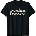 thumbnail image 1 of Cute Floral Grandma Mother's Day Grandma Pregnancy Reveal Womens T-Shirt, 1 of 7