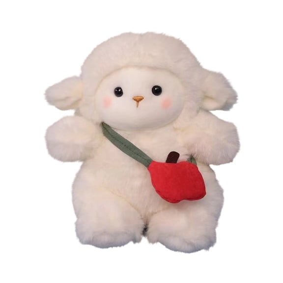 Cute Floral Lamb Plush Toy Stuffed Animal Soft Sheep Doll - 6" Adorable Easter Gifts Valentines Day Gifts Birthday Companion Toy for Girls Boys Room Decor Cuddly Plushie 1pcs B