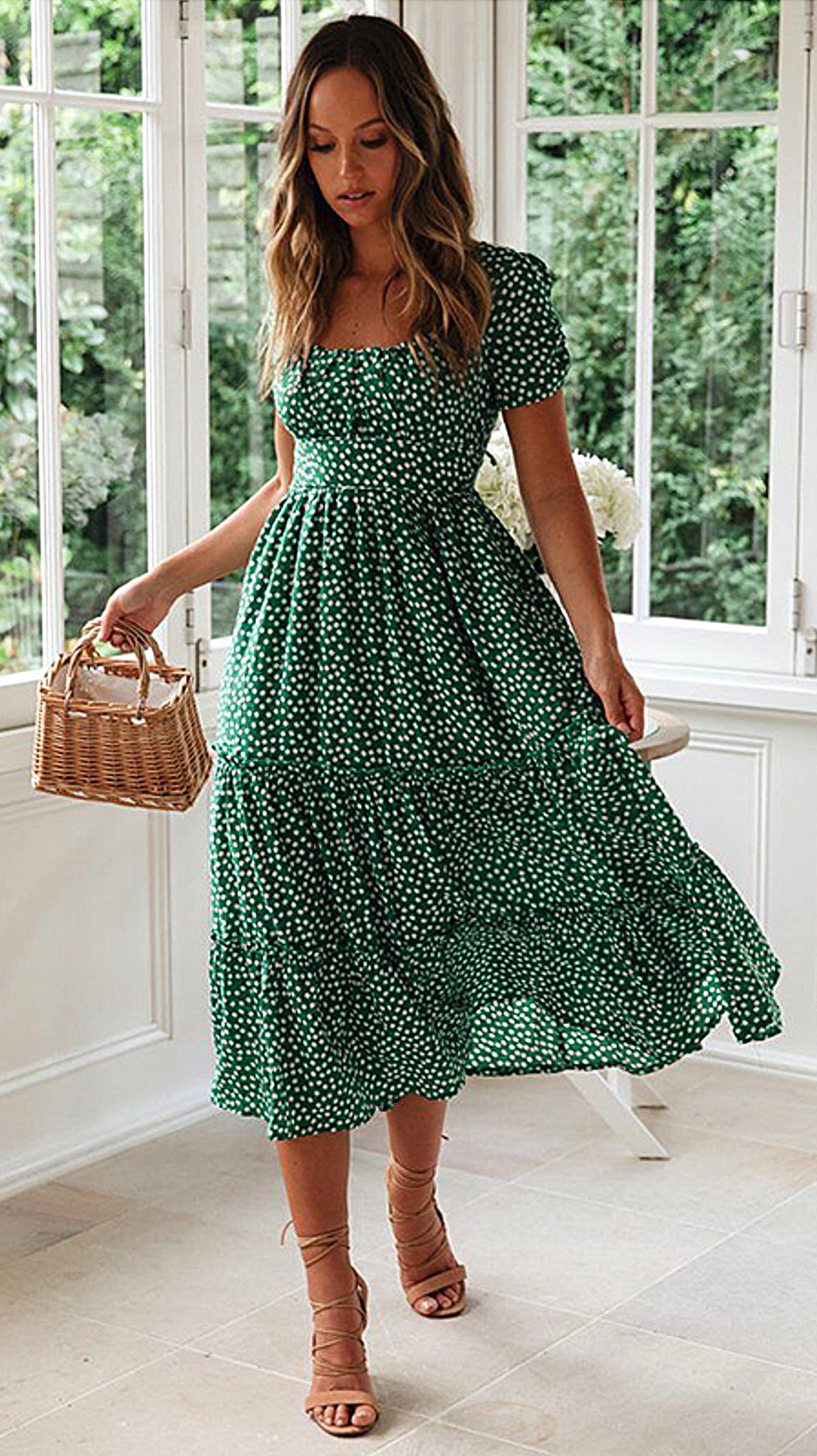 cute midi dress Petal and Pup Women's Cosima Midi Dress
