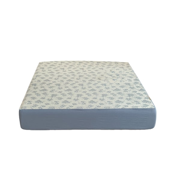 Cute Floral Print Fitted Sheet, 35.4''x78.8'' Breathable Comfy Linen Fitted Sheets, Full Coverage Easy-Clean Mattress Protective Cover