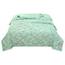 Cute Flower Comforter, Furenl Soft Polyester Duvet, Washable Reversible Comforter – Lightweight, Soft & Breathable Quilt for All-Night Cool Comfort