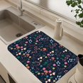 thumbnail image 1 of Cute Flower Dish Drying Mats Super Absorbent Dish Drainer Rack Pad Non-Slip Drying Mat for Kitchen Counter, 24"x16", 1 of 7