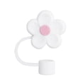 thumbnail image 1 of Cute Flower Straw Cover Cap for 30/40oz Tumblers with Handle, Reusable Silicone Straw Topper for 10mm Caliber Straws, Assorted Colors, 1 of 6