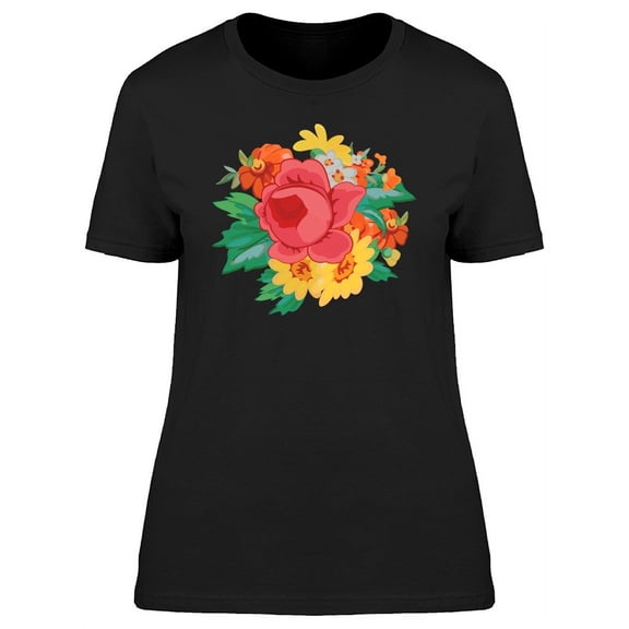 Cute Flower, Summer Nature T-Shirt Women -Image by Shutterstock, Female Medium