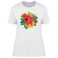 thumbnail image 1 of Cute Flower, Summer Nature T-Shirt Women -Image by Shutterstock, Female XX-Large, 1 of 2