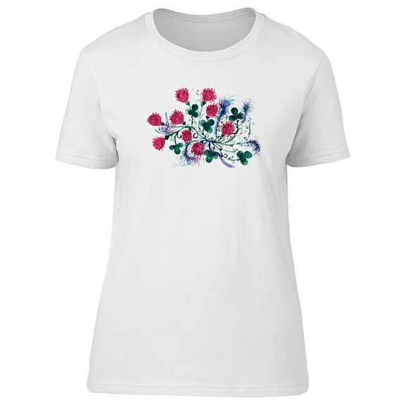 Cute Flowers, Floral Summer Tee Women's -Image by Shutterstock