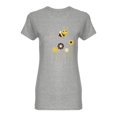 thumbnail image 1 of Cute Flying Bee Design Shaped Tee Women's -Image by Shutterstock, 1 of 2