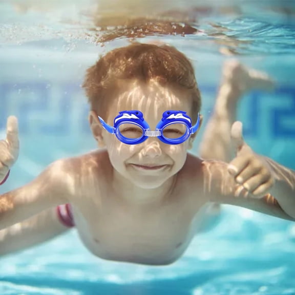 Cute Fog Children's Swim Goggles With Adjustable Strap For Kids Learning To Swim 1PC