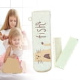 thumbnail image 1 of Cute Folding Hair Comb with Mirror,2-in-1 Mini HairBush for Women,Portable Folding Pocket Comb Tooth Comb for Students Daily Use (Beige), 1 of 6