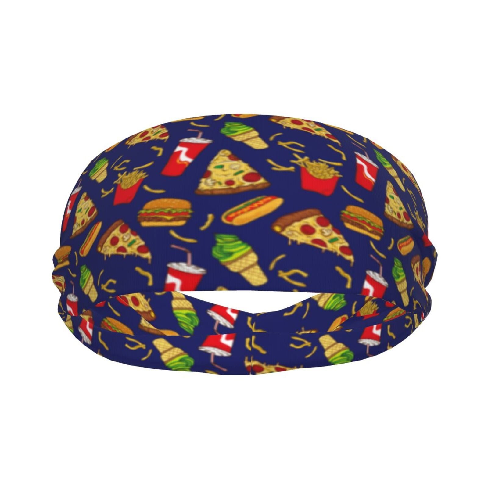 Cute Food Green Ice Cream Headbands for Women Men, Sports Sweat Bands