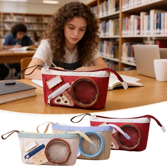 Cute Food Ita Bag Pencil Case • Multi-Functional Large Capacity Pen Organizer • Adorable Anime Style Stationery Pouch • Office Desk Storage Gift