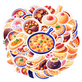 thumbnail image 1 of Cute Food Stationery Stickers Delicious Teacher Reward Stickers Asian Cuisine DIY Stickers for Phone Laptop Suitcase, 1 of 9