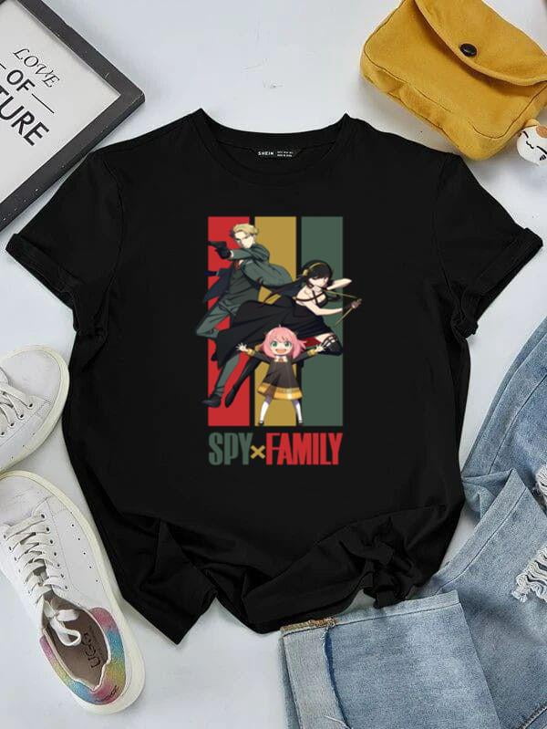 Impression photo « Family Forger - Spy x Family Anime anya yor loid Toute l'équipe T-shirt