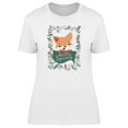 thumbnail image 1 of Cute Fox Doodle Spring Tee Women's -Image by Shutterstock, 1 of 2