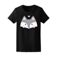 thumbnail image 1 of Cute Fox Face Collage Style T-Shirt Women -Image by Shutterstock, Female Medium, 1 of 2