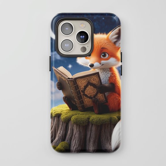 Cute Fox For All iPhone Series Protective Phone Case Cartoon Forest Multi-color